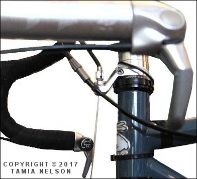 Bar-end shifter levers DOWN